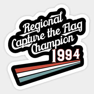 Capture the Flag 90s Nostalgia Sticker